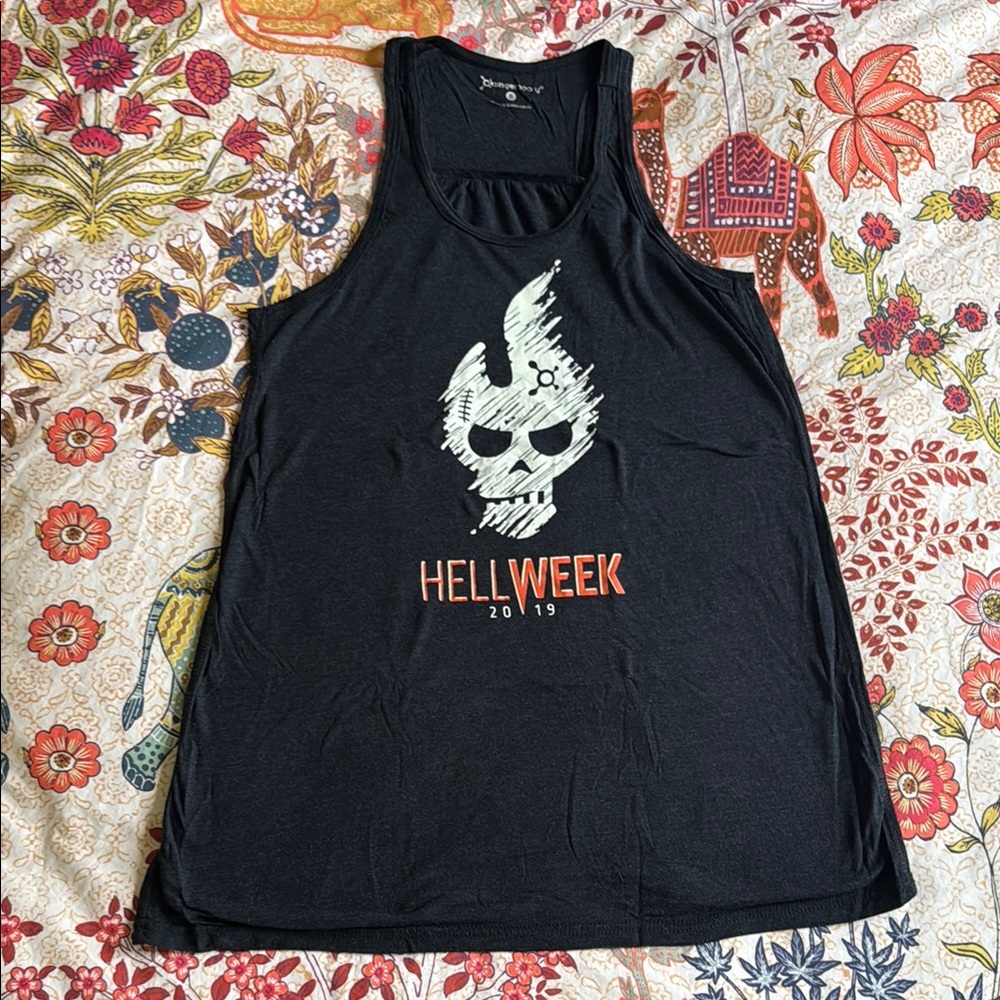Orangetheory OTF Hell Week 2019 Graphic Tank Top women’s size S